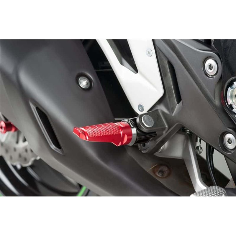APRILIA SHIVER 900 17' - 19' ESTRIBERAS PILOTO RACING APRILIA SHIVER 900 17' - 19' ESTRIBERAS PILOTO RACING